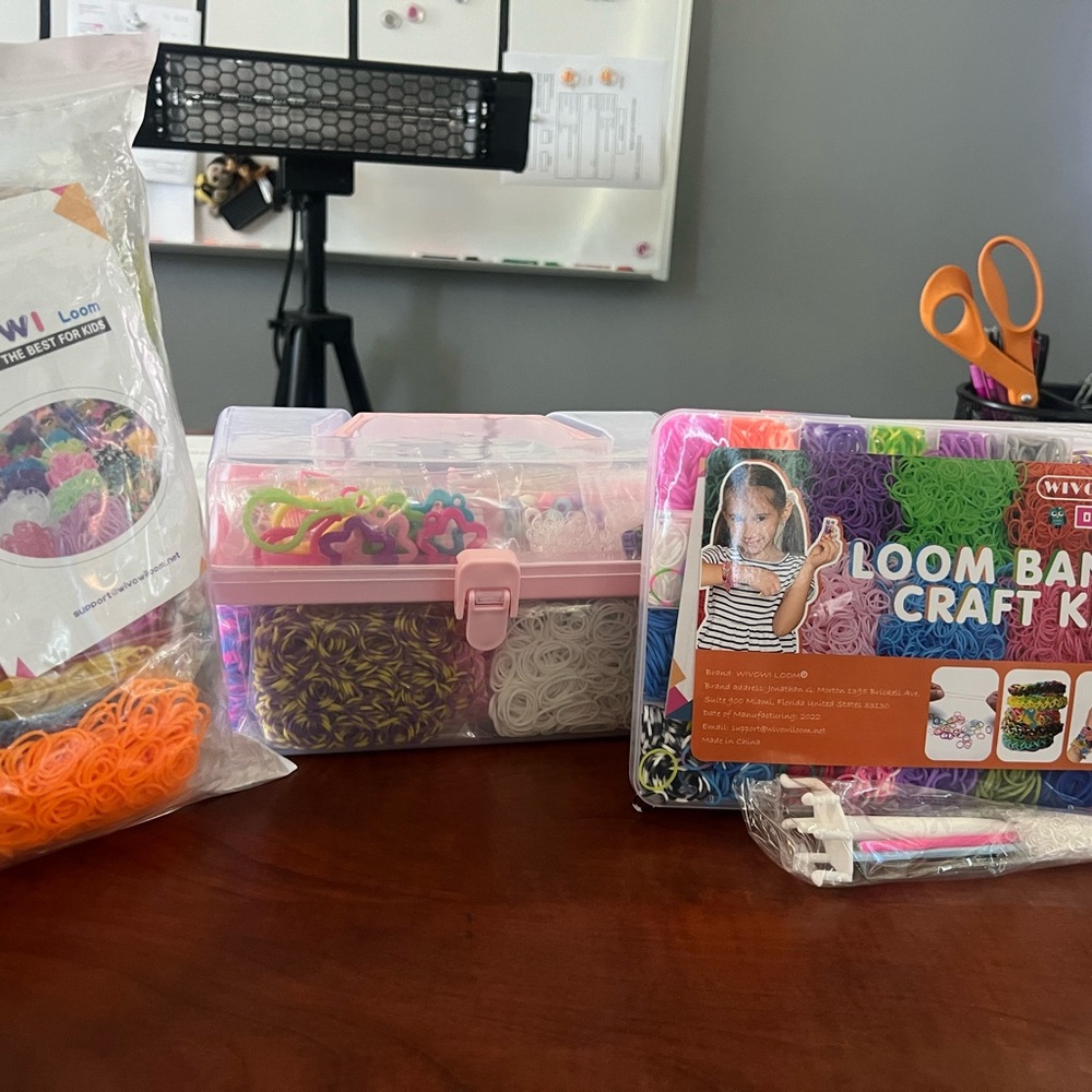 Loom Band Craft Kit with Assorted Colors